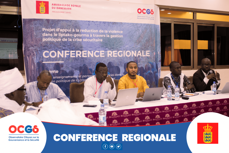 CONFERENCE REGIONALE :  Défis, enseignements et partage d’expériences dans la gestion politique de la crise sécuritaire au Sahel